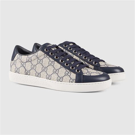 gucci brooklyn gg supreme canvas lace up sneakers|Brooklyn Gg Supreme top.